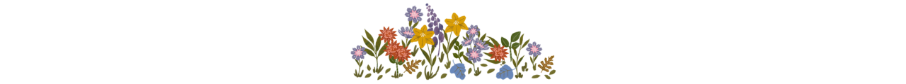 Divider floral wide