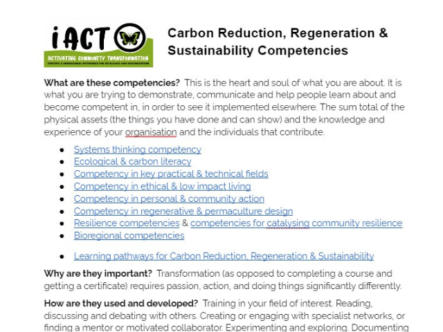 Carbon reduction