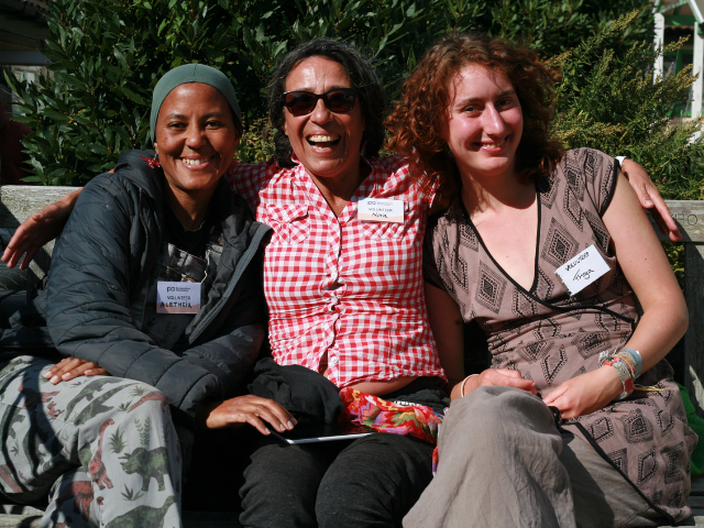 volunteers at festival of permaculture 2023