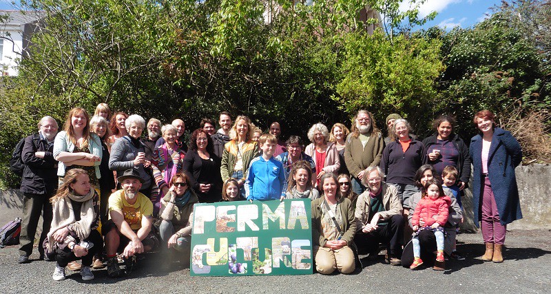Group of people at Plymouth gathering