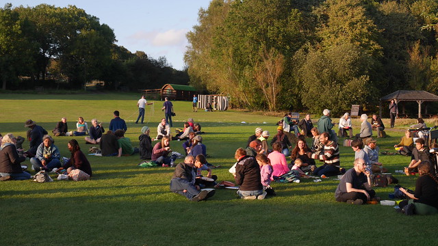 Sunshine at lunchtime at the 2019 national permaculture convergence