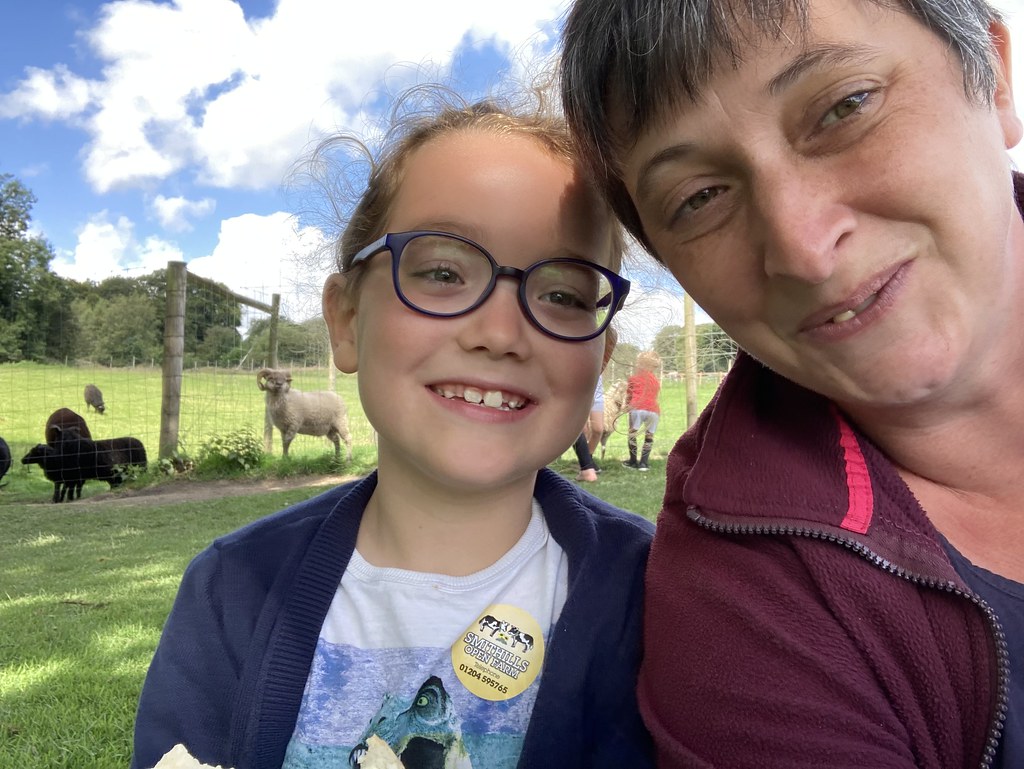 Clare and her daughter