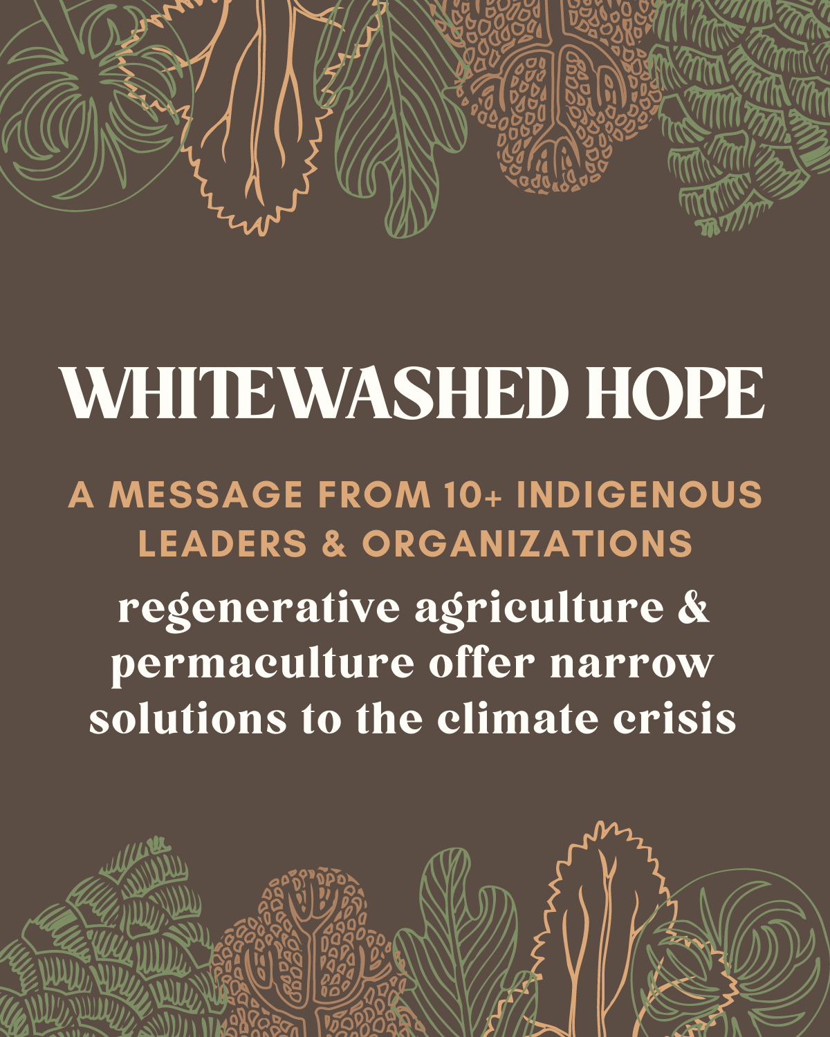 Whitewashed Hope