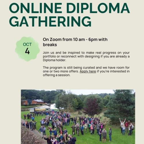 Poster for online diploma gathering 2025
