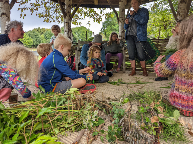 kids area at festival