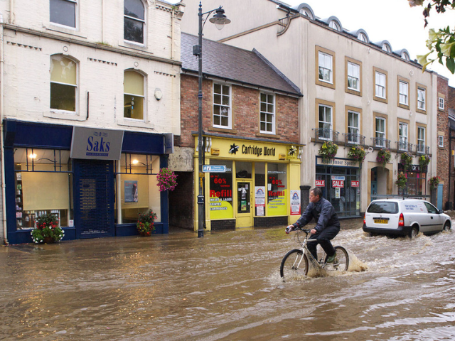 flooding on the high street