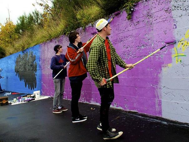 South Dunedin community art project Photo: paulusthebrit on Flickr CC BY-NC-ND 2.0