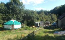 part of Applewood's living and training area